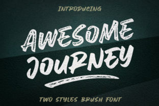 Awesome Journey Font: Bold Branding with Street Energy