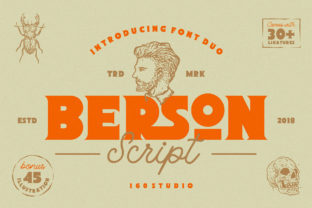 Berson: A Bold Display Font for Modern Branding