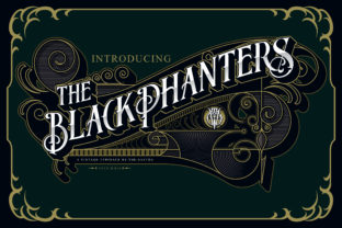 Blackphanters: A Bold Display Font for Makers