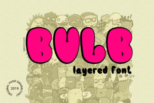 Bulb Layered Font: A Playful Branding Upgrade