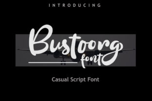 Bustoorg: A Bold Display Font for Creative Branding