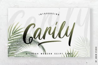 Carily Font: A Modern Handwritten Typeface for Makers