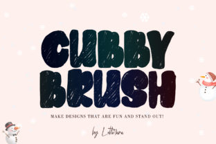 Cubby Crush: The Perfect Chubby Display Font for Crafters