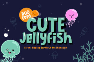 Cute Jellyfish: A Whimsical Display Typeface for Editorial Design