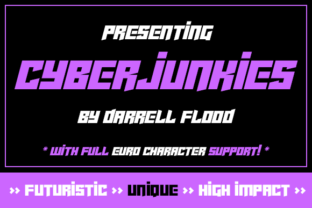 Cyberjunkies: A Futuristic Font for Bold Branding