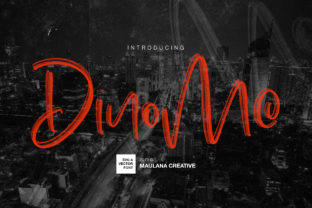 Dinomo Font: Bold Handwritten Style for Campaigns