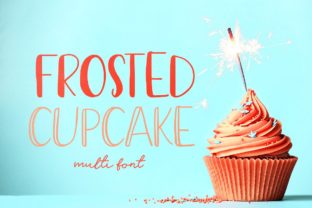 Frosted Cupcake: A Bold Display Font for Web Design