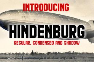 Hindenburg Font: A Retro Display Typeface for Bold Campaigns