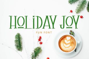 Holiday Joy Font: A Display Typeface for Branding