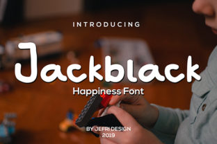 Jackblack: A Playful Display Font for Modern Editorial Design