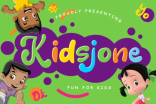 Kidsjone: A Playful Display Font for Editors