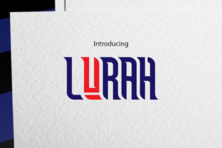 Lurah Typeface: Bold Display Fonts for Web Design