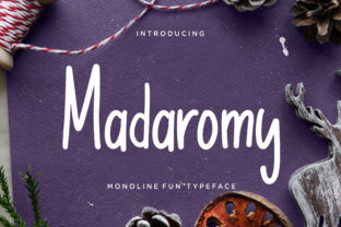 Madaromy: A Happy Display Font for Bold Campaigns