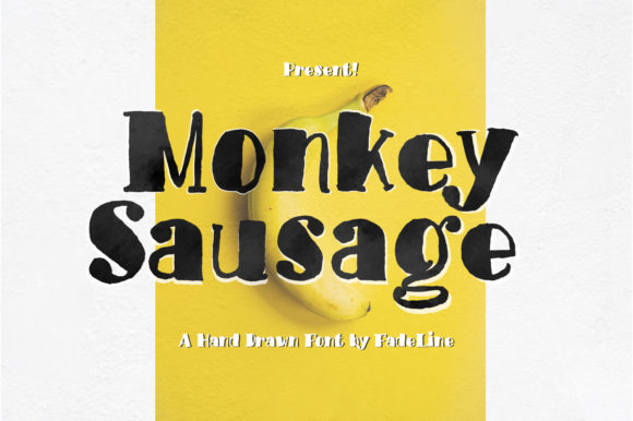 Monkey Sausage: A Playful Display Font for Bold Campaigns