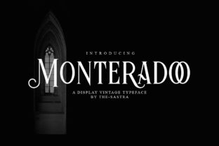Monteradoo: A Classy Display Font for Editorial Design