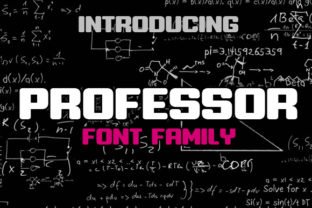 Professor: A Modern Display Font for Web Design