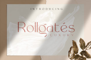 Rollgates: A Sophisticated Display Font for Modern Branding