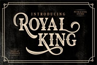 Royal King: A Vintage Display Font for Brands