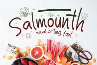 Salmounth: A Handwritten Display Font for Makers