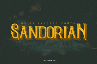 Sandorian: A Bold Display Font for Modern Branding