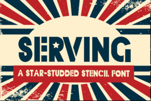 Serving Font: Bold Stenciled Type for Web Headers