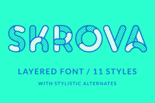 Skrova: A Layered Display Font for Bold Branding