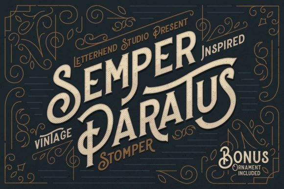 Stomper: A Vintage Display Font for Editorial Impact