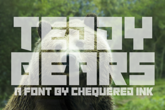 Teddy Bears: A Soft Display Font for Editorial Design