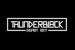 Thunderblack: A Bold Display Typeface for Editorial Impact
